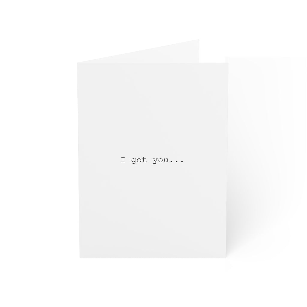 nothing. card | i got you... nothing