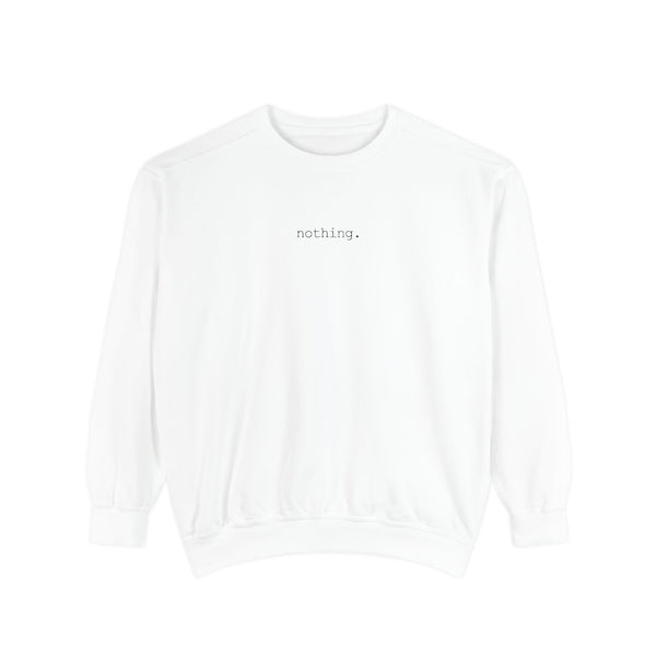 nothing. sweater